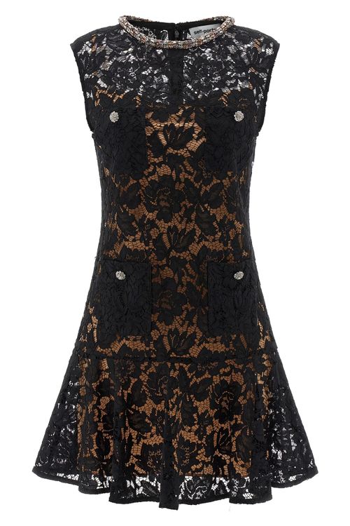 'Black Lace Crystal' Dress