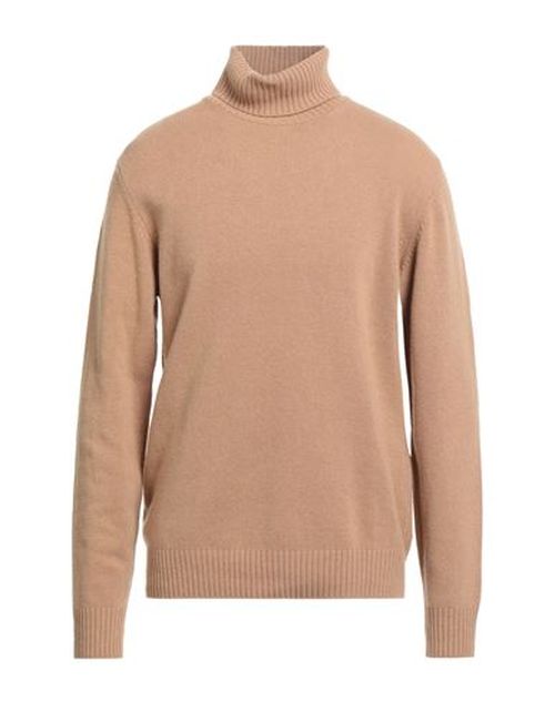 Man Turtleneck Camel Size 42 Wool, Cashmere