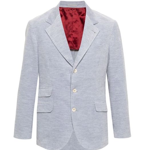 Ribbed Corduroy Blazer — Grey