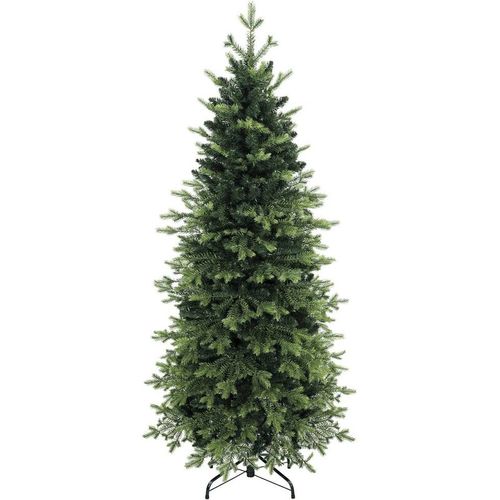 Homcom Geneva Fir Hinged Xmas Tree With 2079 Branch Tips, Green