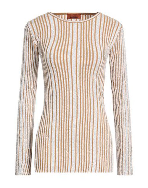 Woman Sweater Sand Size 6 Viscose, Polyester, Polyamide