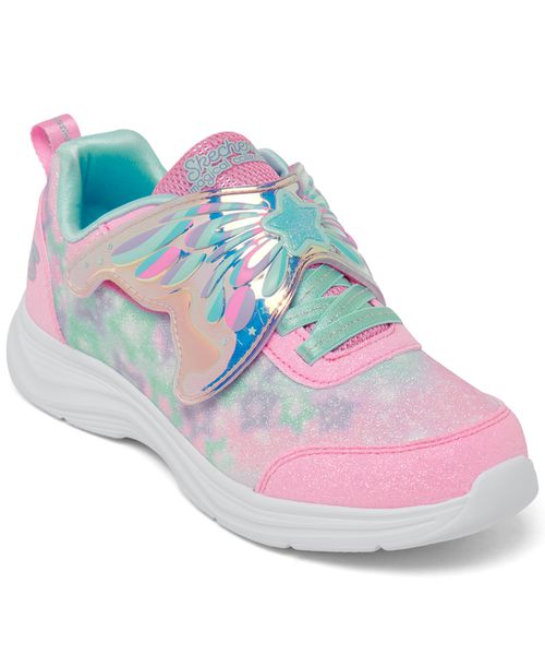 Little Girls Casual Sneakers from Finish Line - Pink/Turquoise