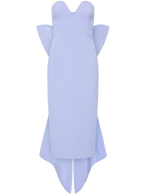 Annabelle strapless midi dress - Purple