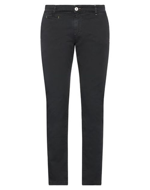 Man Pants Black Size 28 Cotton, Elastane