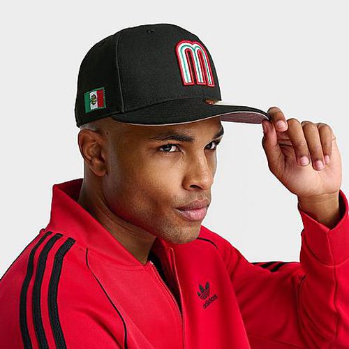 Mexico National Baseball Team 59FIFTY Fitted Hat in Black/Black