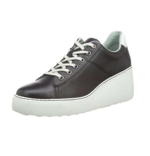 Women's Delf Wedge Sneaker In Black