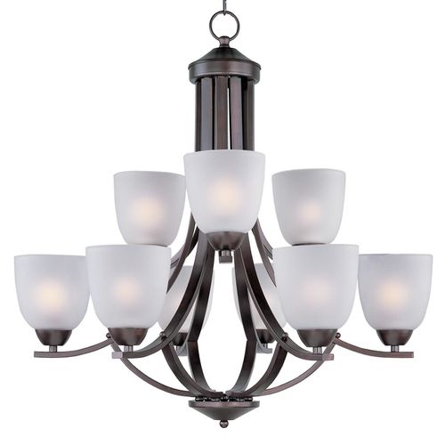 Axis 9-Light Chandelier in Oil Rubbed Bronze