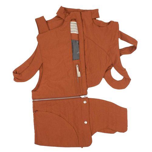 * Unisex Rust Cut-Out Jacket
