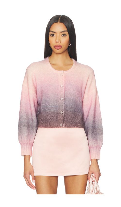 MISA Los Angeles Peggy Cardigan in Pink. M. Also in L, S, XL