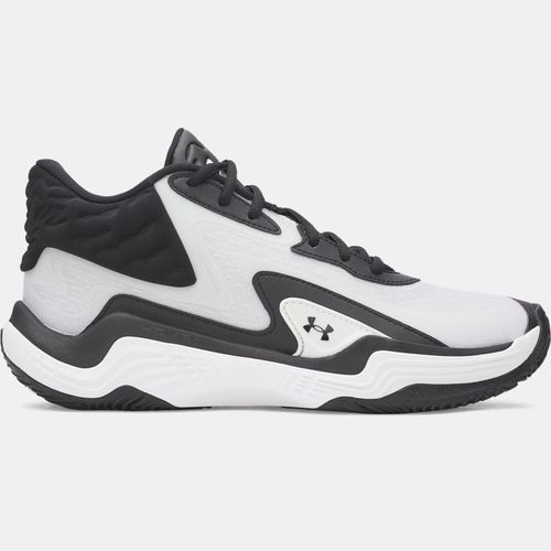 Under Armour Spawn 7 Mid Unisex Basketball Shoes White / White / Black