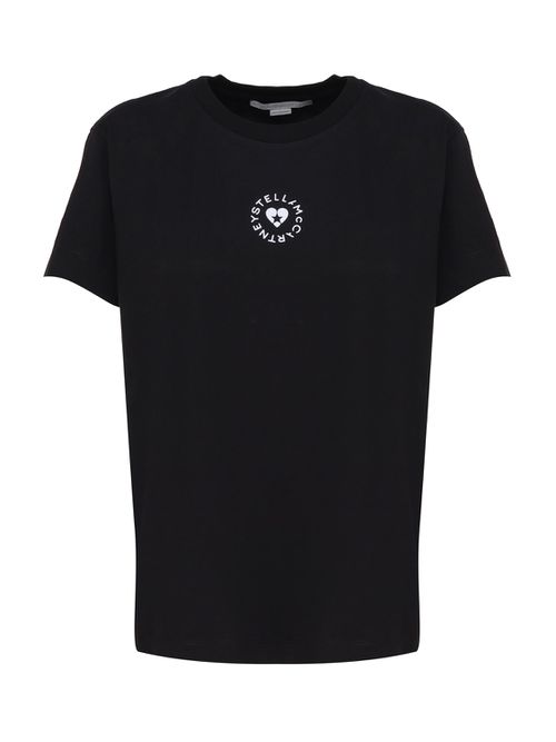 Cotton T-shirt With Circular Logo