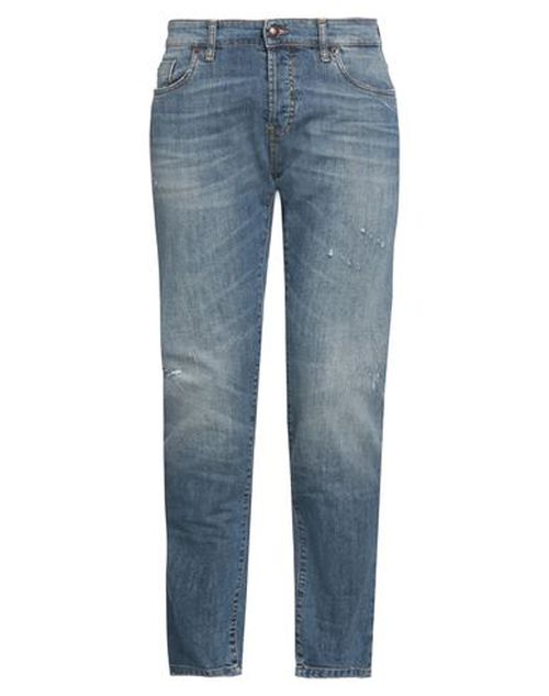 Man Jeans Blue Size 30 Cotton, Elastane