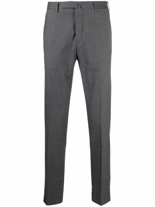 Mid-rise slim-fit chinos - Grey