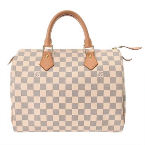 Louis Vuitton White Damier Azur Canvas Handbag Pre-Owned