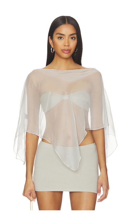Buci honeycrisp poncho en color gris XS/S también en