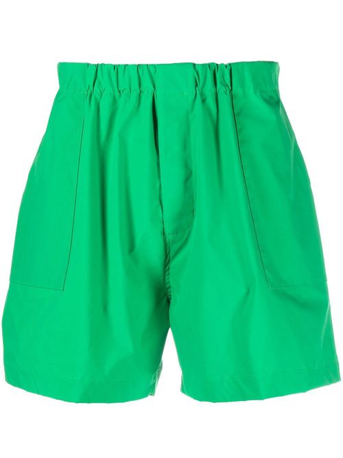 Captain elasticated waistband shorts - Green