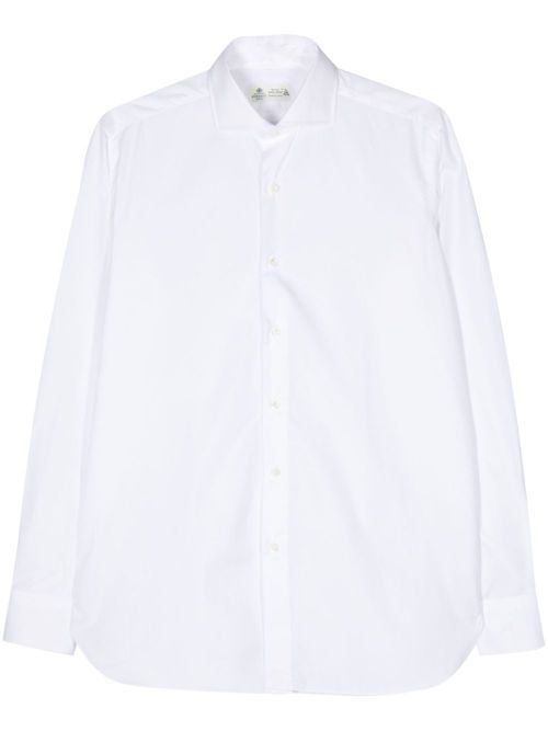 Poplin cotton shirt - White