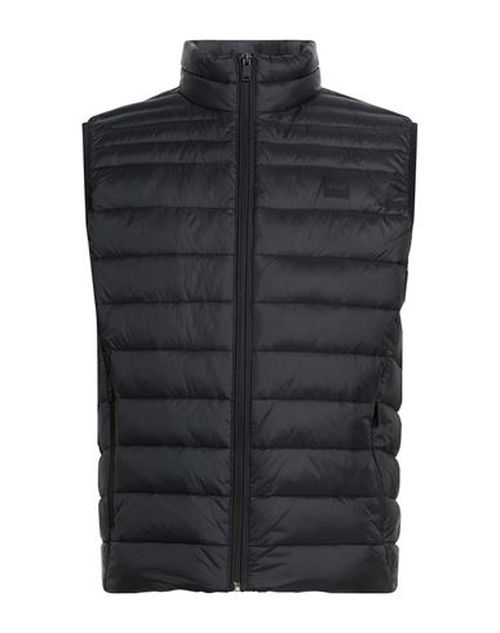Man Vest Black Size 42 Recycled polyamide