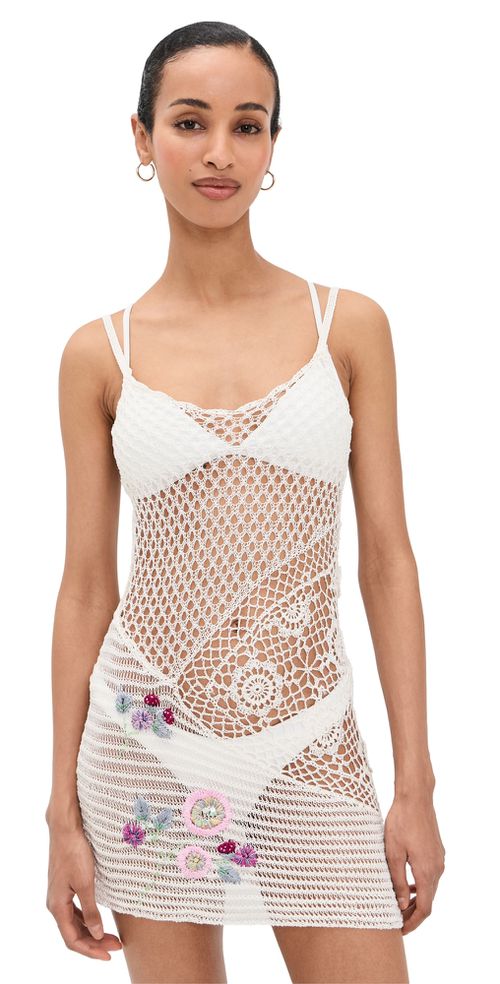 Apollo Crochet Mini Dress Tanlines