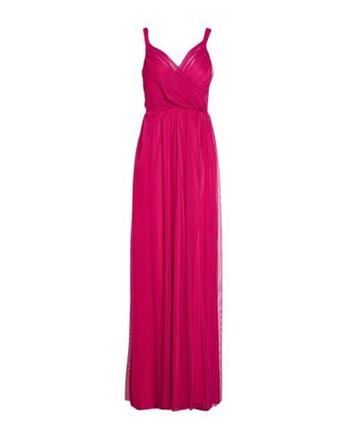 Woman Maxi dress Fuchsia Size 2 Polyester