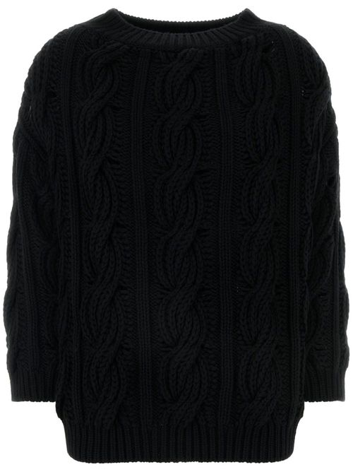 Wool sweater - Black
