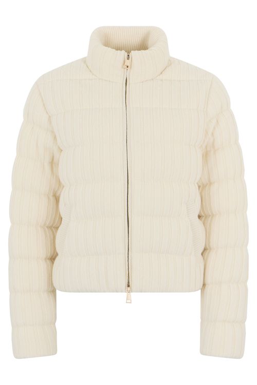 Wool & Cashmere Blend Padded Cardigan
