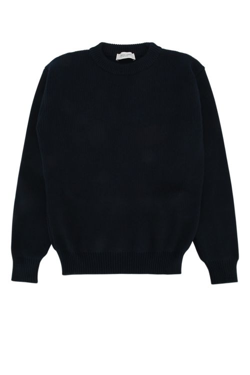 Kids Navy Blue Crew Neck Sweater