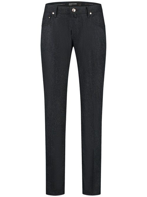 Straight leg logo-patch trousers - Black