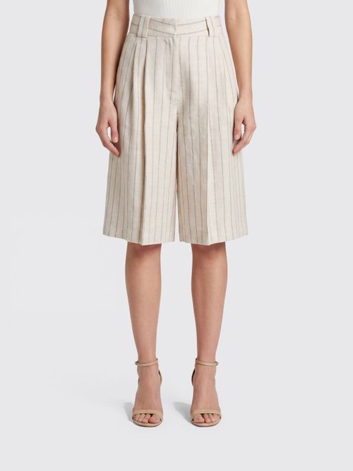 BLAZÉ MILANO Shorts Woman color Beige