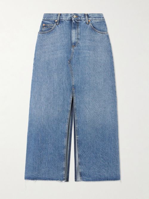 Denim Maxi Skirt