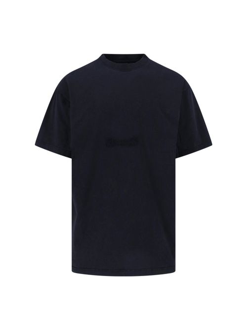 Cotton-Blend Stretch Logo T-Shirt for Men