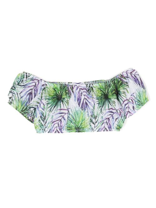 Lali printed crop top - Multicolour