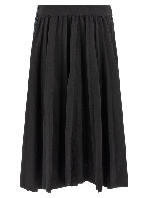 Hybrid Pleated Skirt
