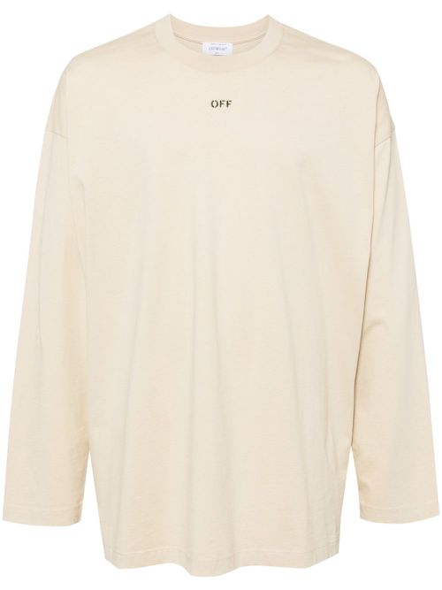 Cotton t-shirt - Neutrals