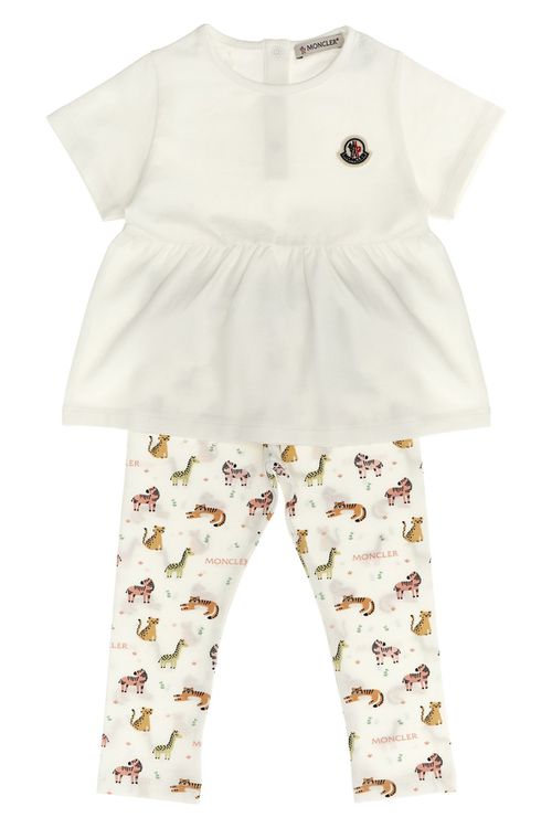 Animal Print T-Shirt + Leggings Set