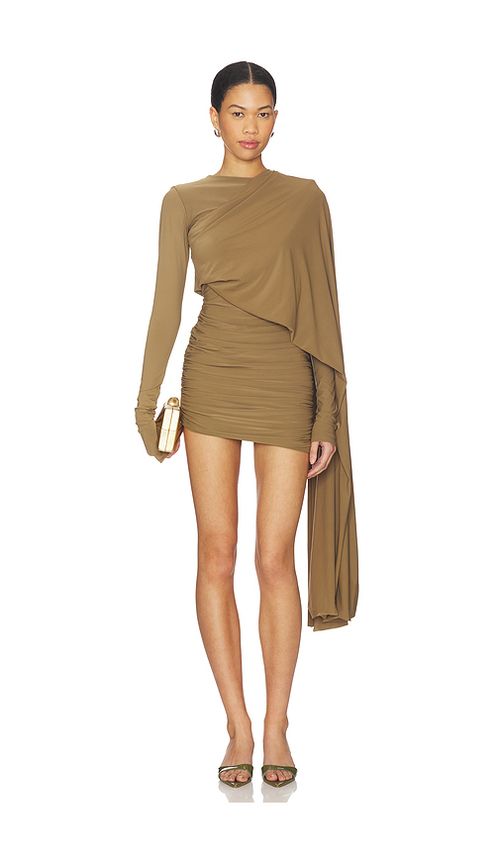 Deme by Gabriella The Paula Dress in Brown. L. Also in M