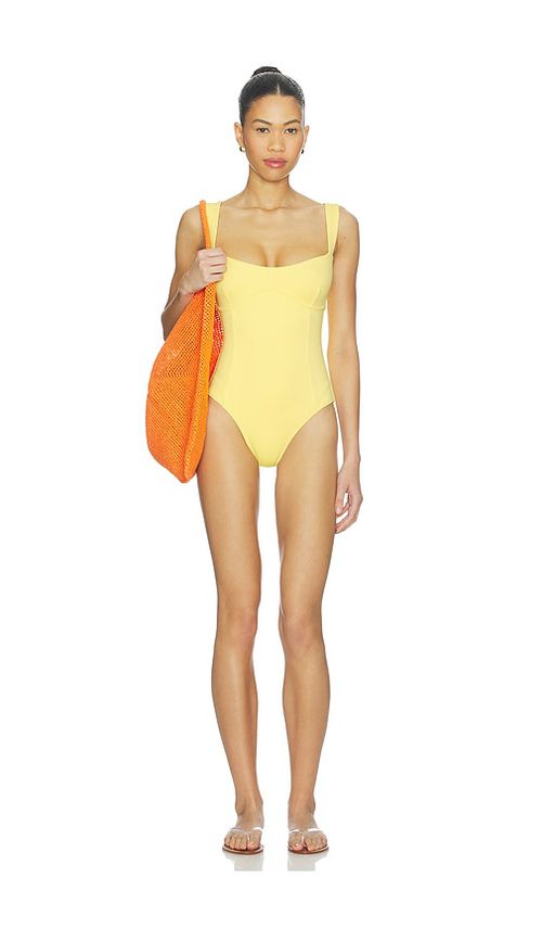 Good American Compression Sweetheart One Piece in Yellow. - XS also in