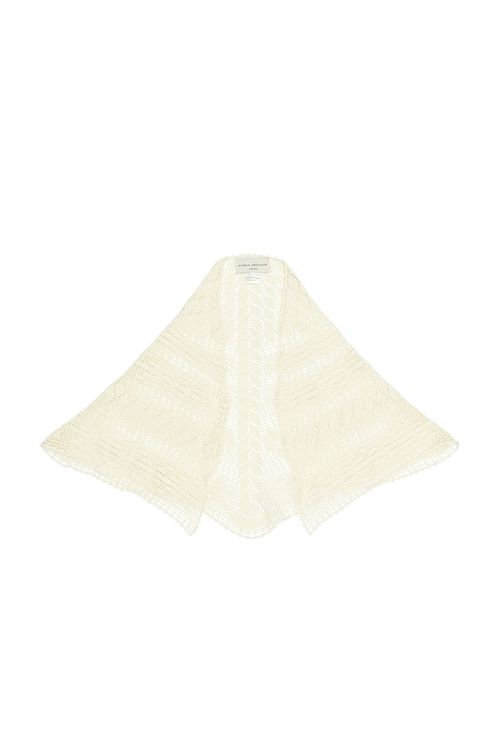 Karen Arcanjo Ella Scarf in Cream - Cream. a