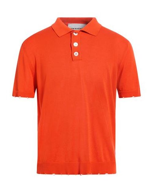 Man Sweater Orange Size M Cotton