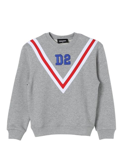 Boys Grey Stripes Sweatshirt