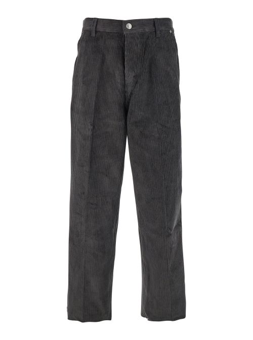 Cotton Velvet Trousers — Brown