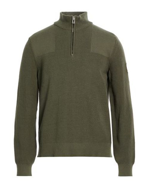 Man Turtleneck Military green Size L Cotton