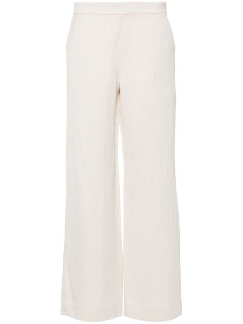 Ribes textured straight trousers - Neutrals