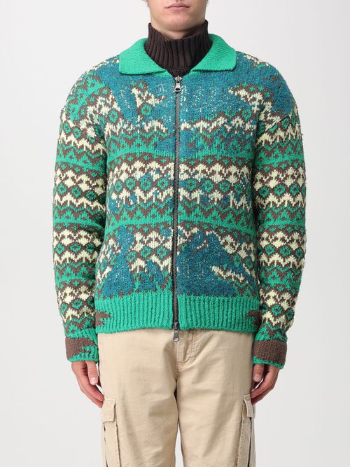 Cardigan Men color Green