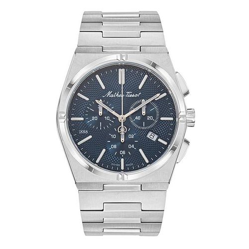 Zeus Chronograph Quartz Blue Dial Mens Watch H118CHABU