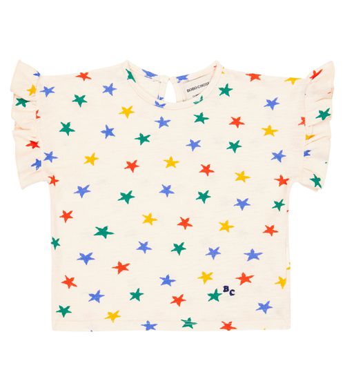 Bobo Choses Baby ruffle-trimmed cotton T-shirt
