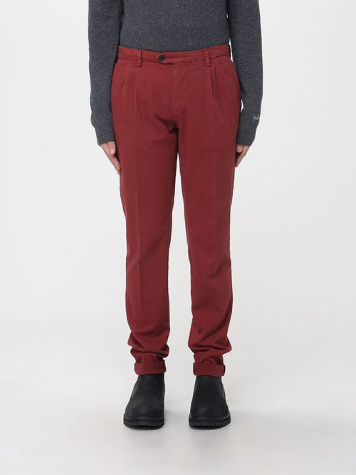 Pants Men color Red