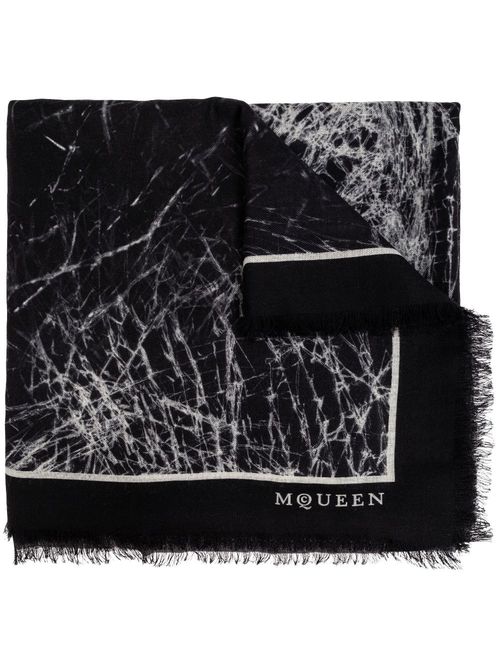 Wool scarf - Black