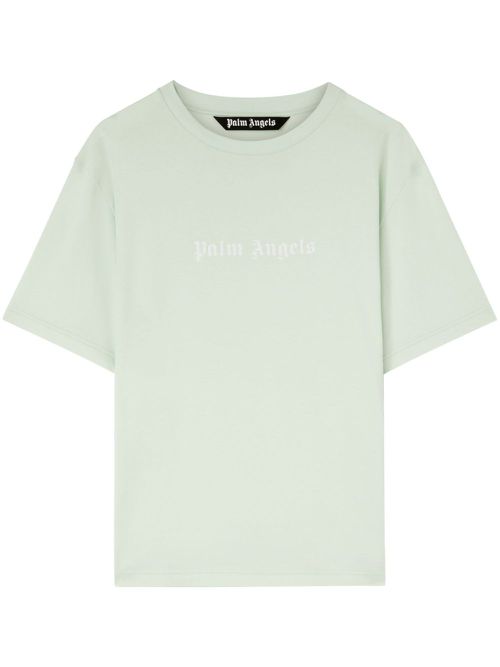 Logo-print cotton T-shirt - Green