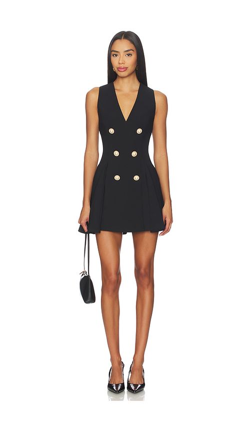 SANS FAFF Marlo Mini Dress in Black. L also in XS